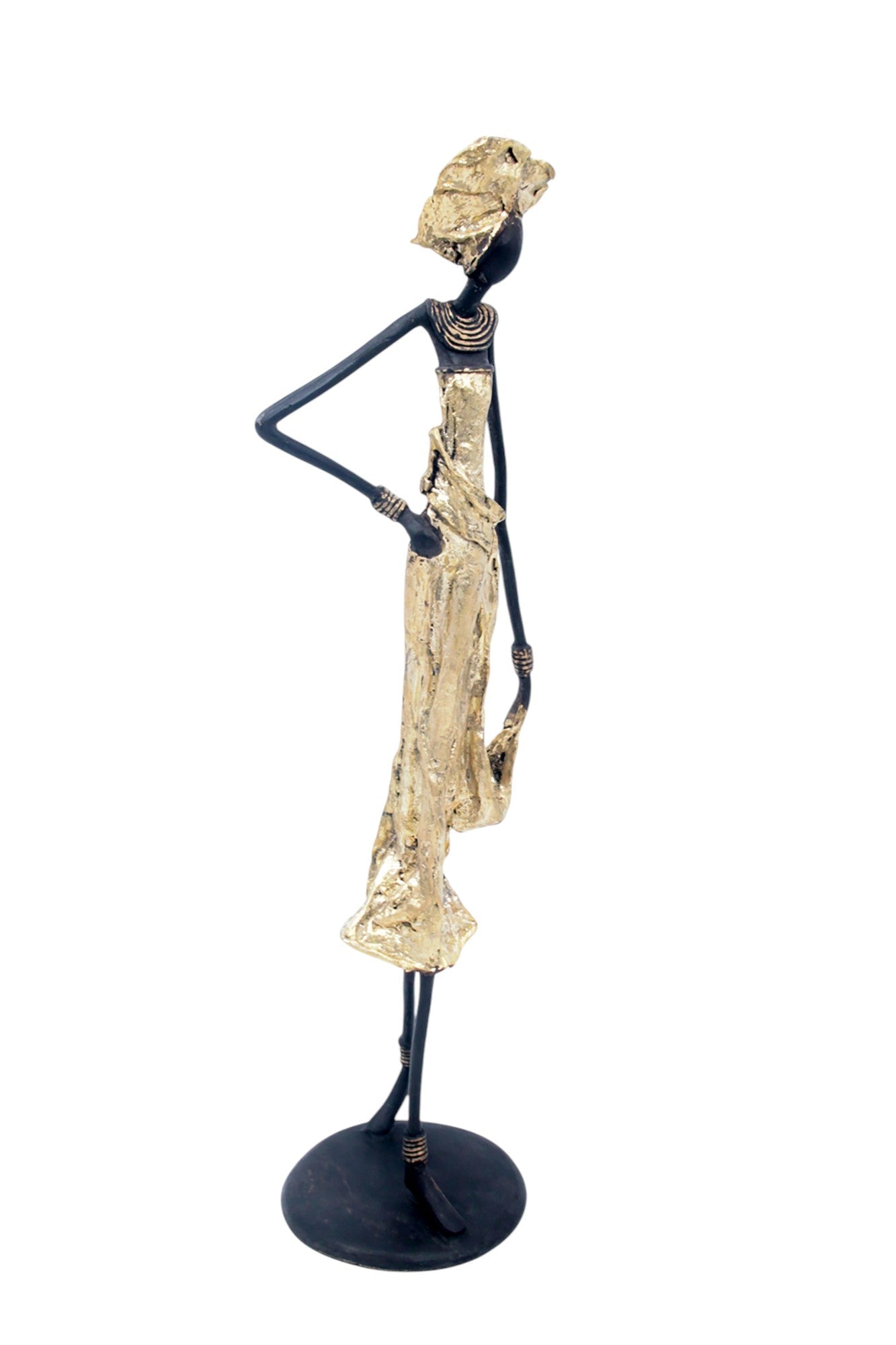 Bronze 55 cm doré n°7 Bronzes d'Afrique