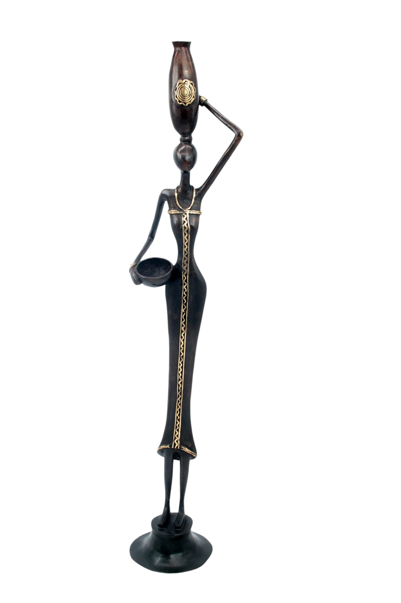 Bronze Moma 60 cm marron n°8 Bronzes d'Afrique