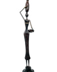 Bronze Moma 60 cm marron n°8 Bronzes d'Afrique