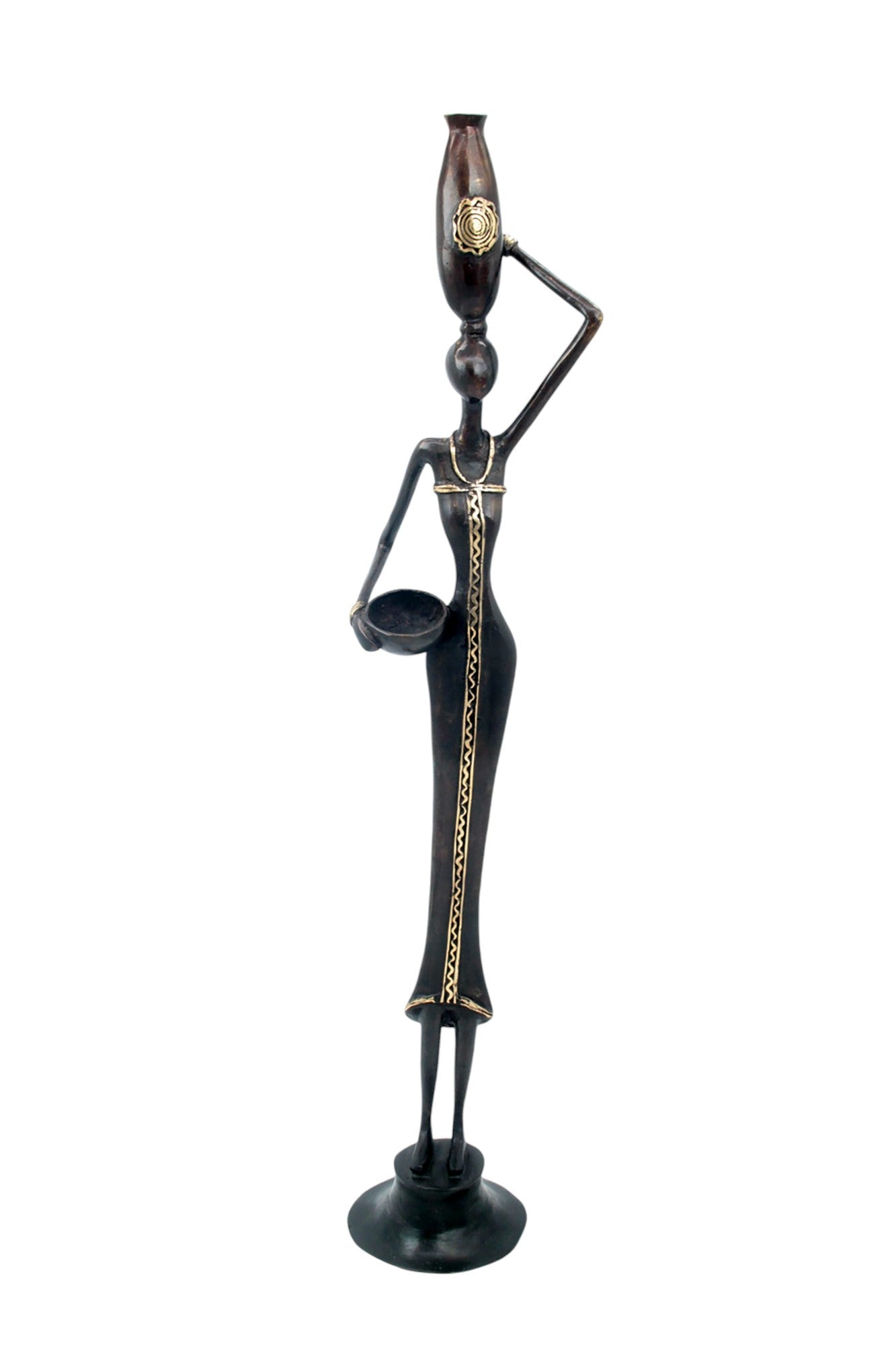 Bronze Moma 60 cm marron n°8 Bronzes d'Afrique