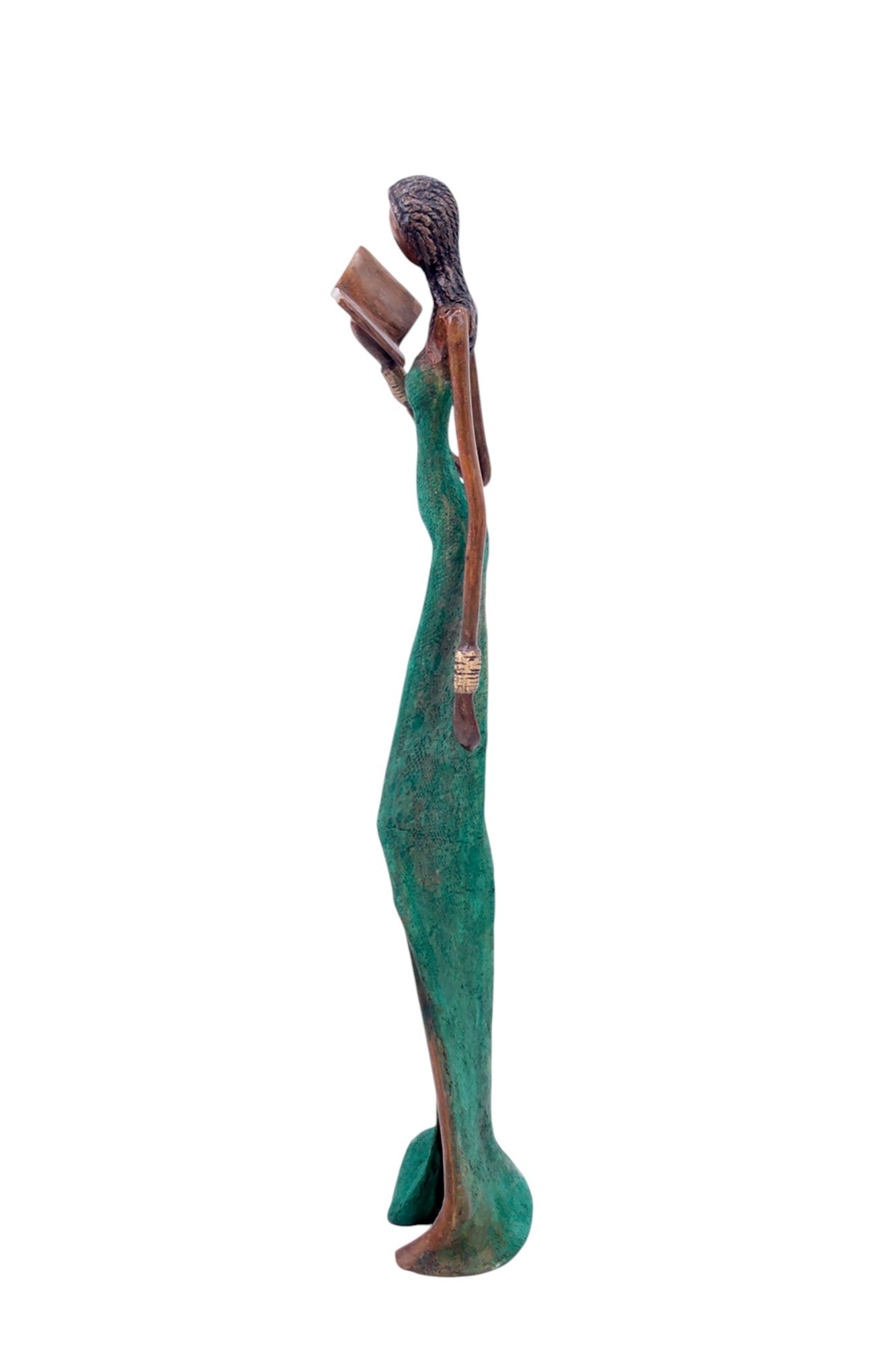 Bronze Issouf 55 cm vert n°2 Bronzes d'Afrique