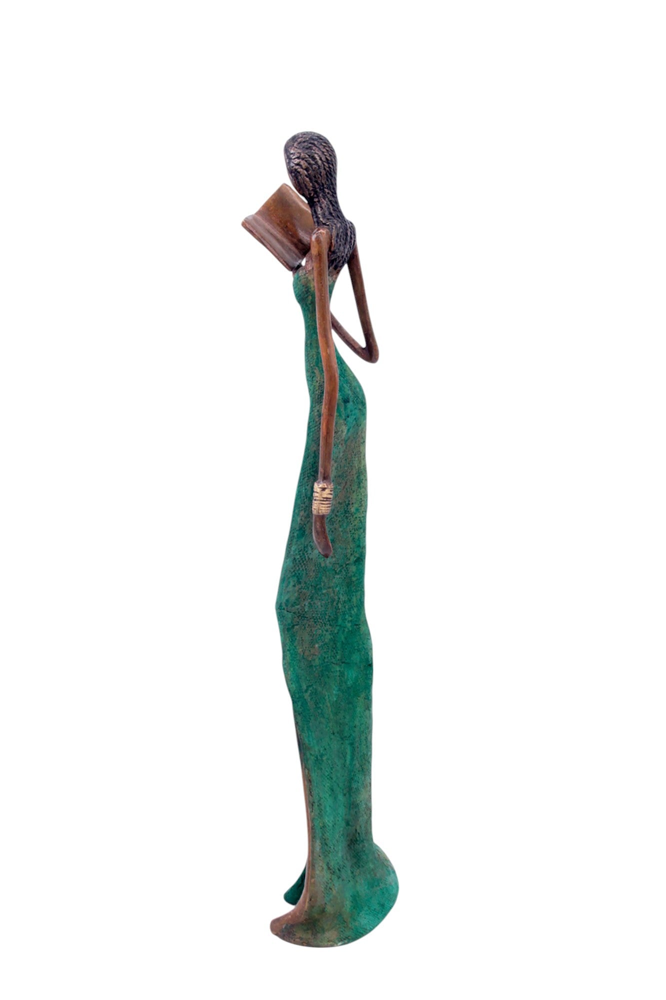 Bronze Issouf 55 cm vert n°2 Bronzes d'Afrique