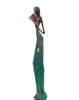 Bronze Issouf 55 cm vert n°2 Bronzes d'Afrique