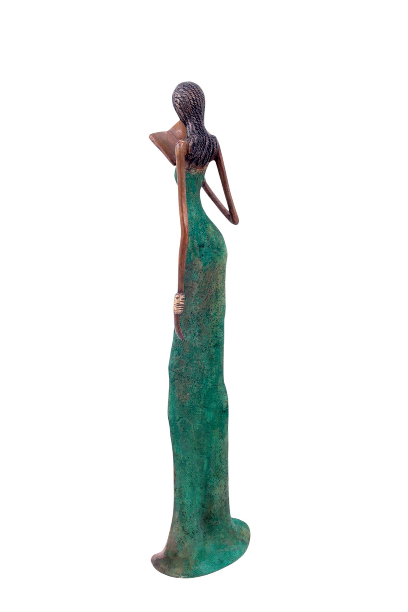 Bronze Issouf 55 cm vert n°2 Bronzes d'Afrique
