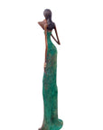 Bronze Issouf 55 cm vert n°2 Bronzes d'Afrique