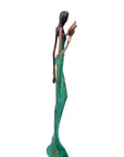 Bronze Issouf 55 cm vert n°2 Bronzes d'Afrique