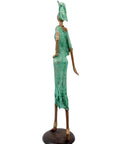 Bronze Issouf 70 cm vert n°2 Bronzes d'Afrique