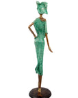 Bronze Issouf 70 cm vert n°2 Bronzes d'Afrique