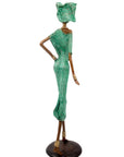 Bronze Issouf 70 cm vert n°2 Bronzes d'Afrique