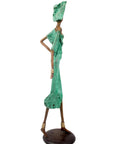 Bronze Issouf 70 cm vert n°2 Bronzes d'Afrique