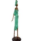 Bronze Issouf 70 cm vert n°2 Bronzes d'Afrique
