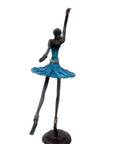 Ballerine 25 cm bleu n°1 Bronzes d'Afrique
