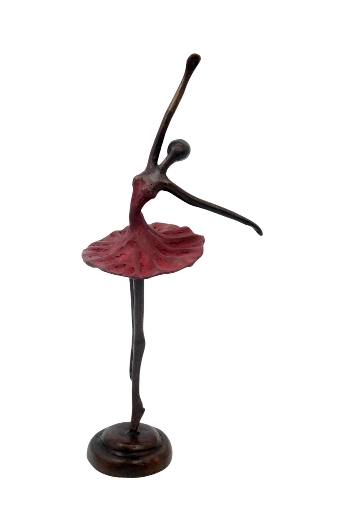 Ballerine 25 cm rouge n°4 Bronzes d'Afrique