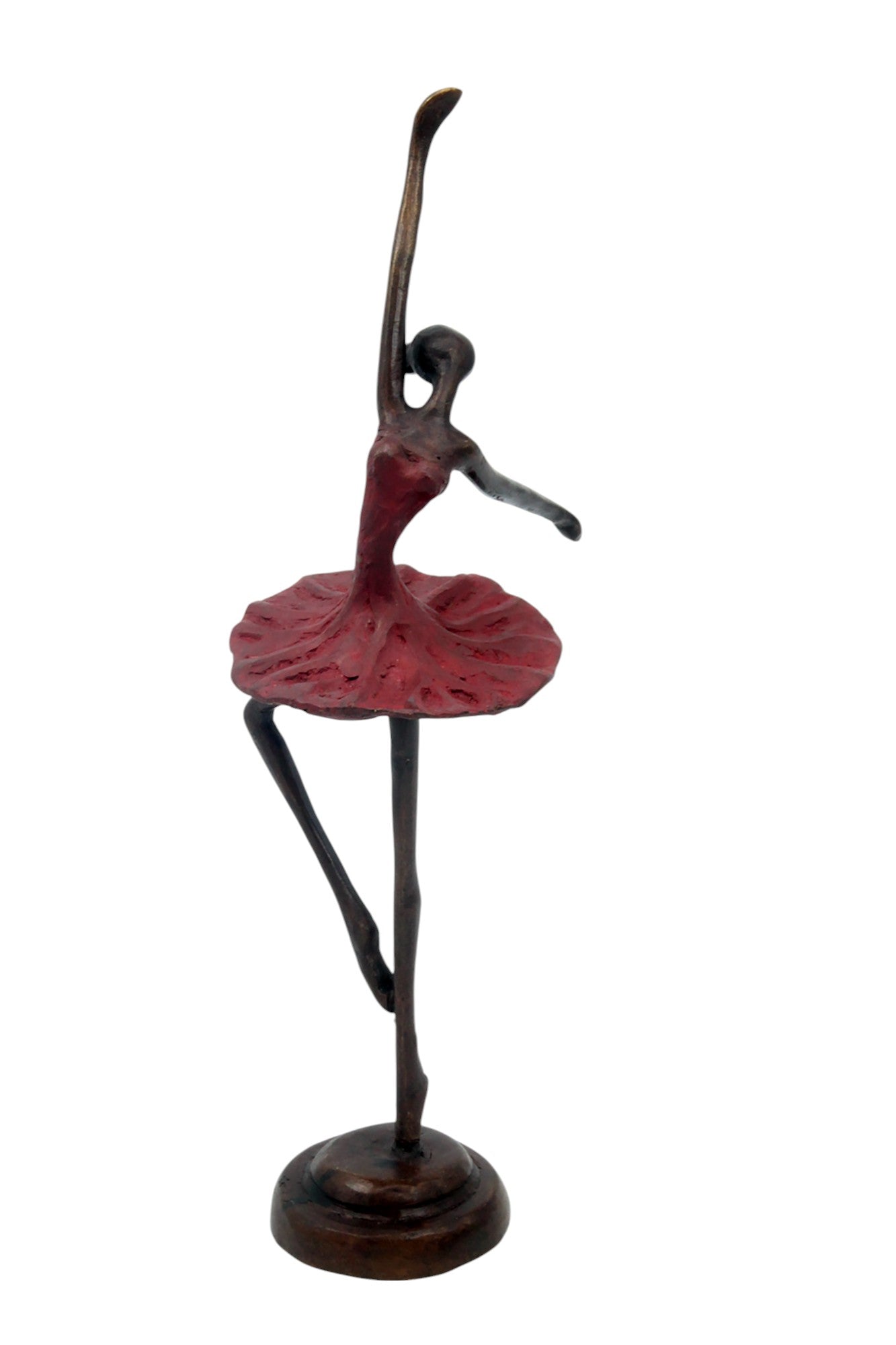 Ballerine 25 cm rouge n°4 Bronzes d'Afrique
