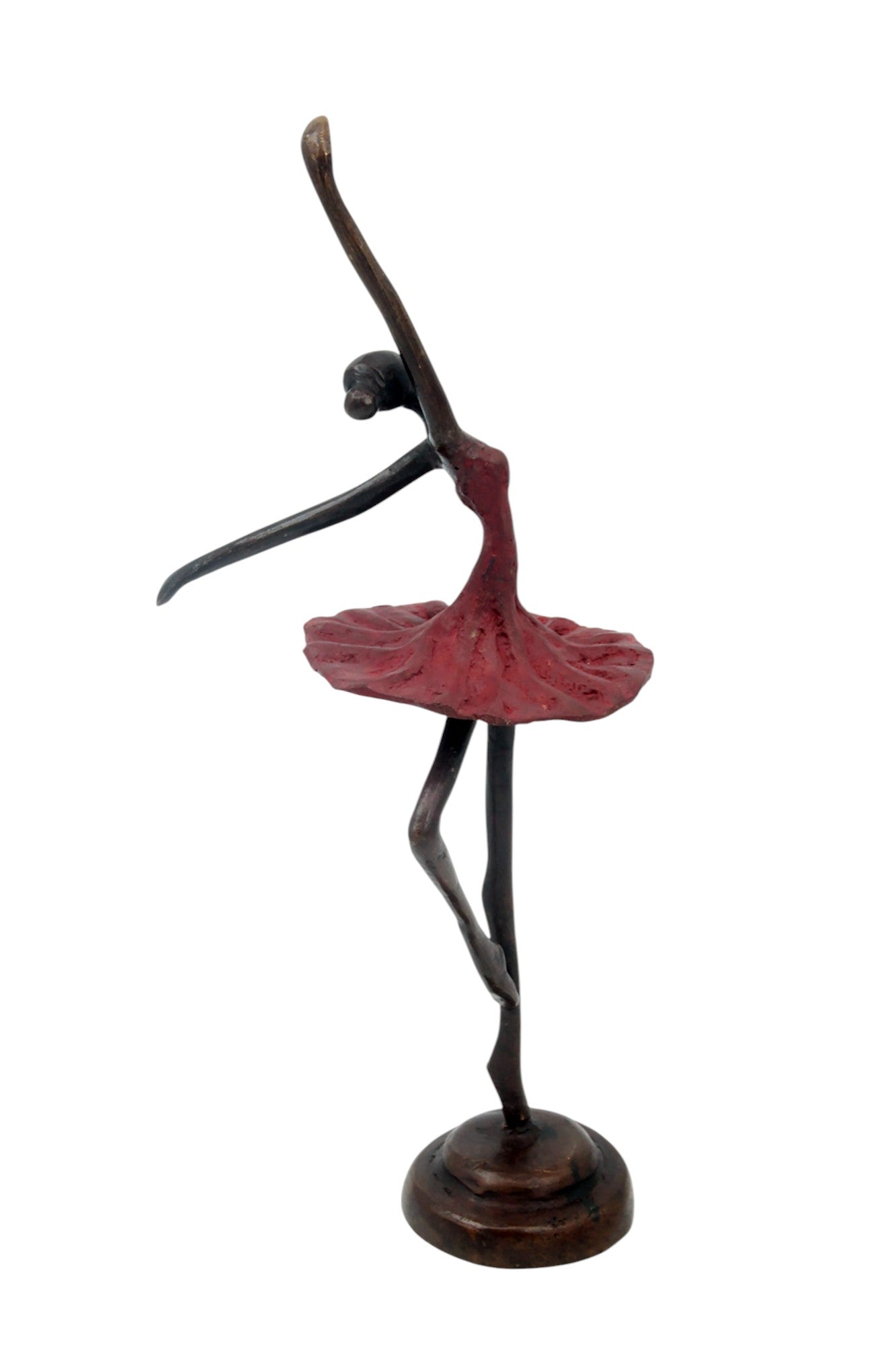 Ballerine 25 cm rouge n°4 Bronzes d'Afrique
