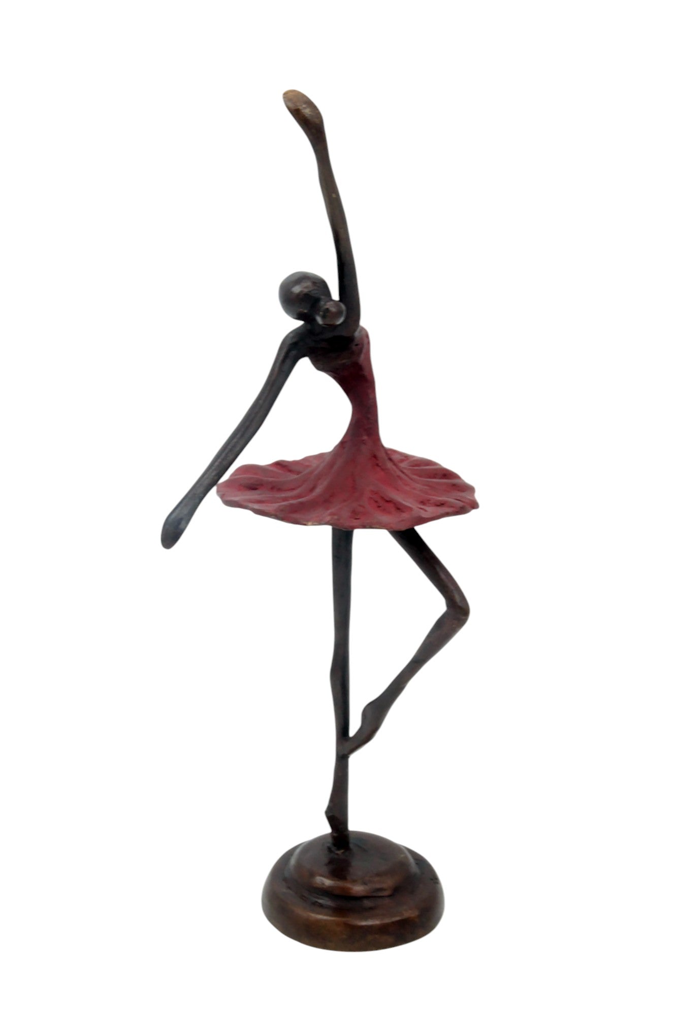 Ballerine 25 cm rouge n°4 Bronzes d'Afrique