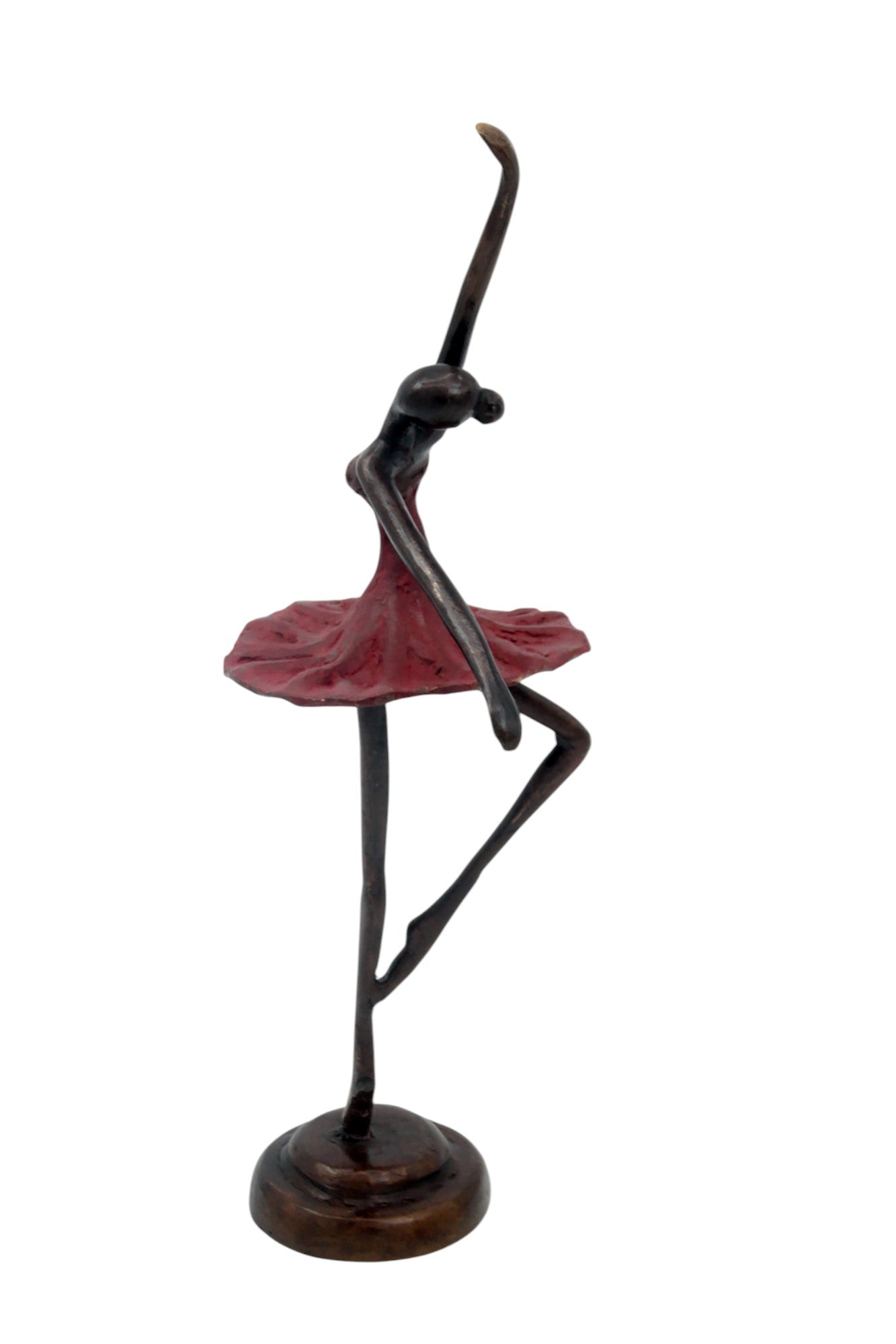 Ballerine 25 cm rouge n°4 Bronzes d'Afrique