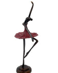 Ballerine 25 cm rouge n°4 Bronzes d'Afrique