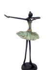 Ballerine 25 cm vert n°4 Bronzes d'Afrique
