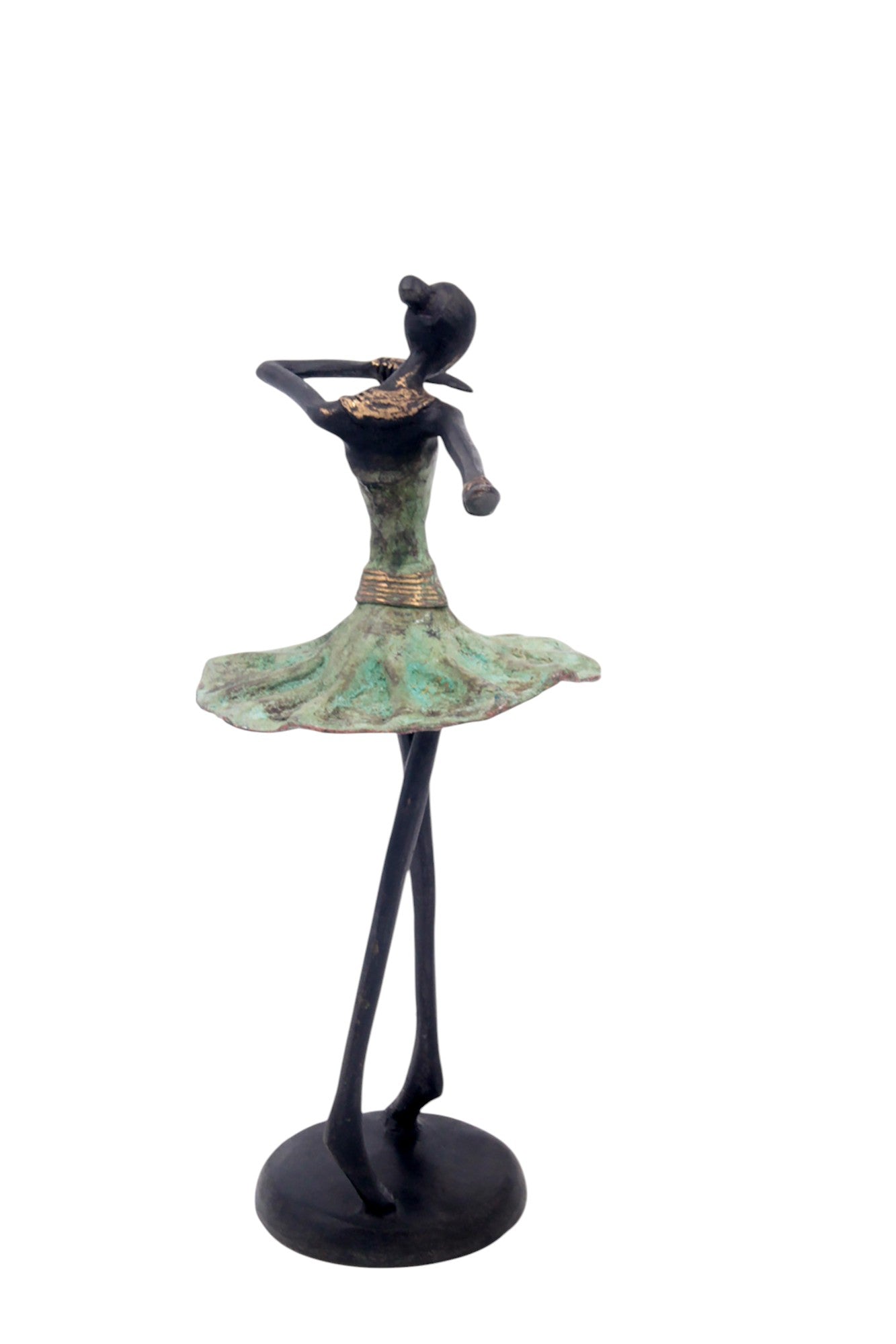 Ballerine 25 cm vert n°4 Bronzes d'Afrique