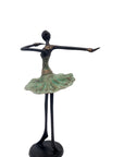 Ballerine 25 cm vert n°4 Bronzes d'Afrique