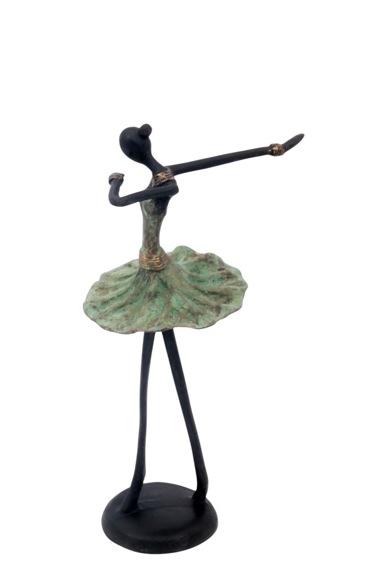 Ballerine 25 cm vert n°4 Bronzes d'Afrique