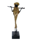 Touareg 35 cm vert n°1 Bronzes d'Afrique