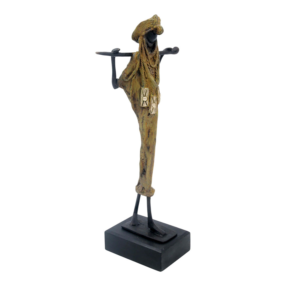 Touareg 35 cm vert n°1 Bronzes d'Afrique