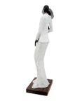 Bronze Issouf couple 55 cm blanc n°1 Bronzes d'Afrique