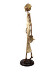 Bronze Issouf 80 cm doré n°2 Bronzes d'Afrique