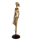 Bronze Issouf 80 cm doré n°2 Bronzes d'Afrique