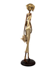 Bronze Issouf 80 cm doré n°2 Bronzes d'Afrique