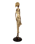 Bronze Issouf 80 cm doré n°2 Bronzes d'Afrique