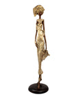 Bronze Issouf 80 cm doré n°2 Bronzes d'Afrique