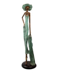Bronze Issouf 80 cm vert n°3 Bronzes d'Afrique
