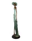 Bronze Issouf 80 cm vert n°3 Bronzes d'Afrique