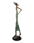 Bronze Issouf 80 cm vert n°3 Bronzes d'Afrique