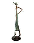 Bronze Issouf 80 cm vert n°3 Bronzes d'Afrique