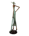 Bronze Issouf 80 cm vert n°3 Bronzes d'Afrique