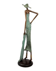Bronze Issouf 80 cm vert n°3 Bronzes d'Afrique