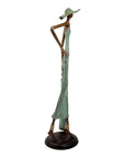 Bronze Issouf 80 cm vert n°3 Bronzes d'Afrique
