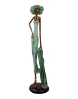 Bronze Issouf 80 cm vert n°3 Bronzes d'Afrique