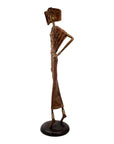 Bronze Issouf 80 cm marron n°1 Bronzes d'Afrique
