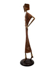 Bronze Issouf 80 cm marron n°1 Bronzes d'Afrique