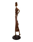 Bronze Issouf 80 cm marron n°1 Bronzes d'Afrique