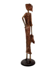 Bronze Issouf 80 cm marron n°1 Bronzes d'Afrique