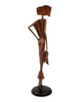 Bronze Issouf 80 cm marron n°1 Bronzes d'Afrique