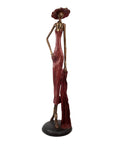 Bronze Issouf 80 cm rouge n°3 Bronzes d'Afrique