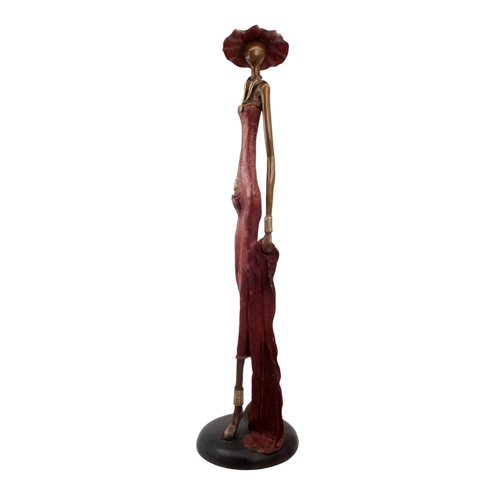 Bronze Issouf 80 cm rouge n°3 Bronzes d'Afrique