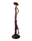 Bronze Issouf 80 cm rouge n°3 Bronzes d'Afrique